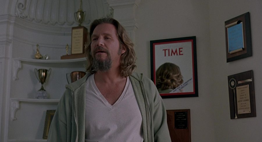 Time Magazine Mirror In The Big Lebowski (1998)