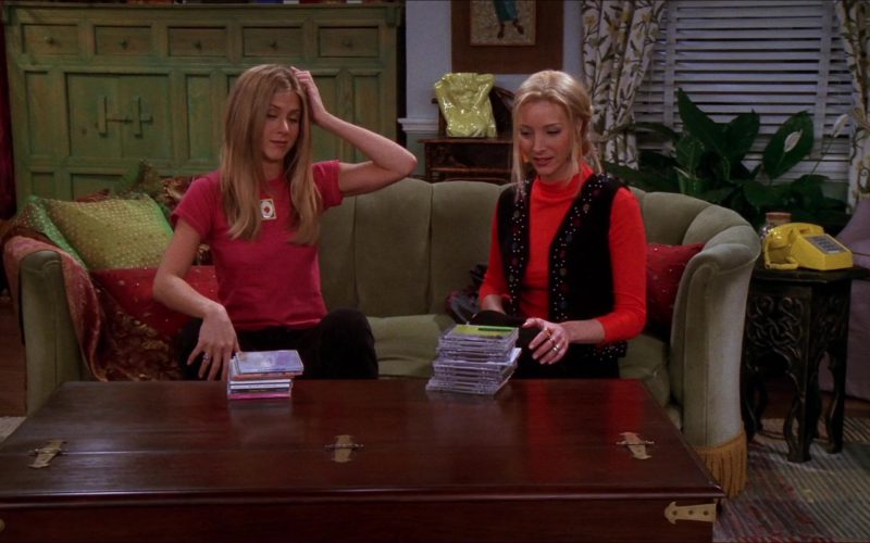 Apothecary Table From Pottery Barn Bought by Jennifer Aniston (Rachel Green) in Friends Season 6 Episode 11 “The One With the Apothecary Table” (2000)