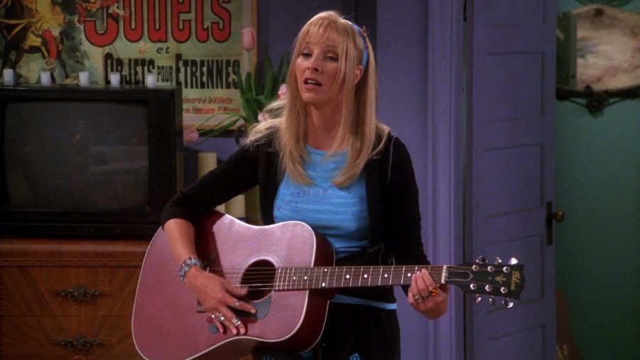Friends Saison 7 Episode 1 Gibson Guitar Used By Lisa Kudrow (Phoebe Buffay) In Friends Season 7