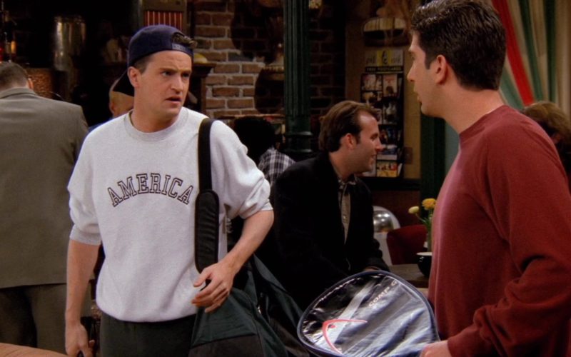 Head COMP G Racquetball Racquet Held by David Schwimmer (Ross Geller) in Friends Season 2 Episode 21 (1)