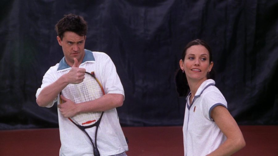 Nike Shirt And Prince Racket Used By Matthew Perry (Chandler Bing) In ...