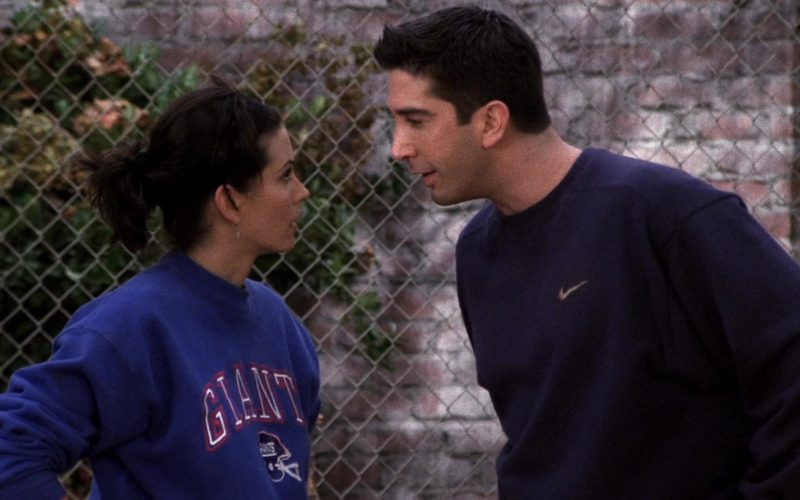 Nike Sweatshirt Worn by David Schwimmer (Ross Geller) in Friends Season 3 Episode 9 (14)