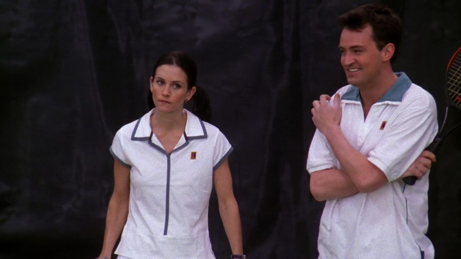 Nike Women's Tennis Shirt And Nike White Sports Skirt Worn By Courteney ...