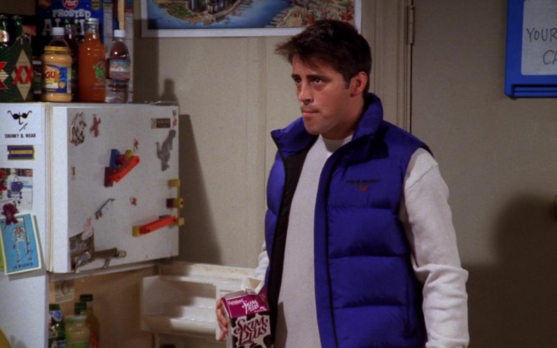 Polo Sport by Ralph Lauren Blue Down Vest Worn by Matt LeBlanc (Joey Tribbiani) in Friends Season 5 Episode 16 (1)