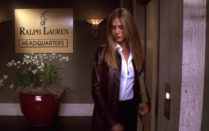 Ralph Lauren Headquarters Sign in Friends Season 6 Episode 8 (1)
