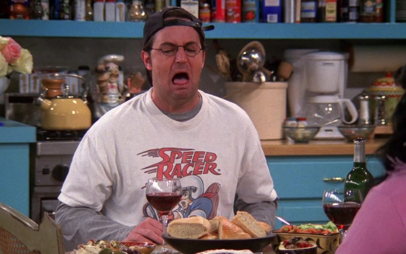 Speed Racer T-Shirt Worn by Matthew Perry (Chandler Bing) in Friends Season 6 Episode 16 (6)