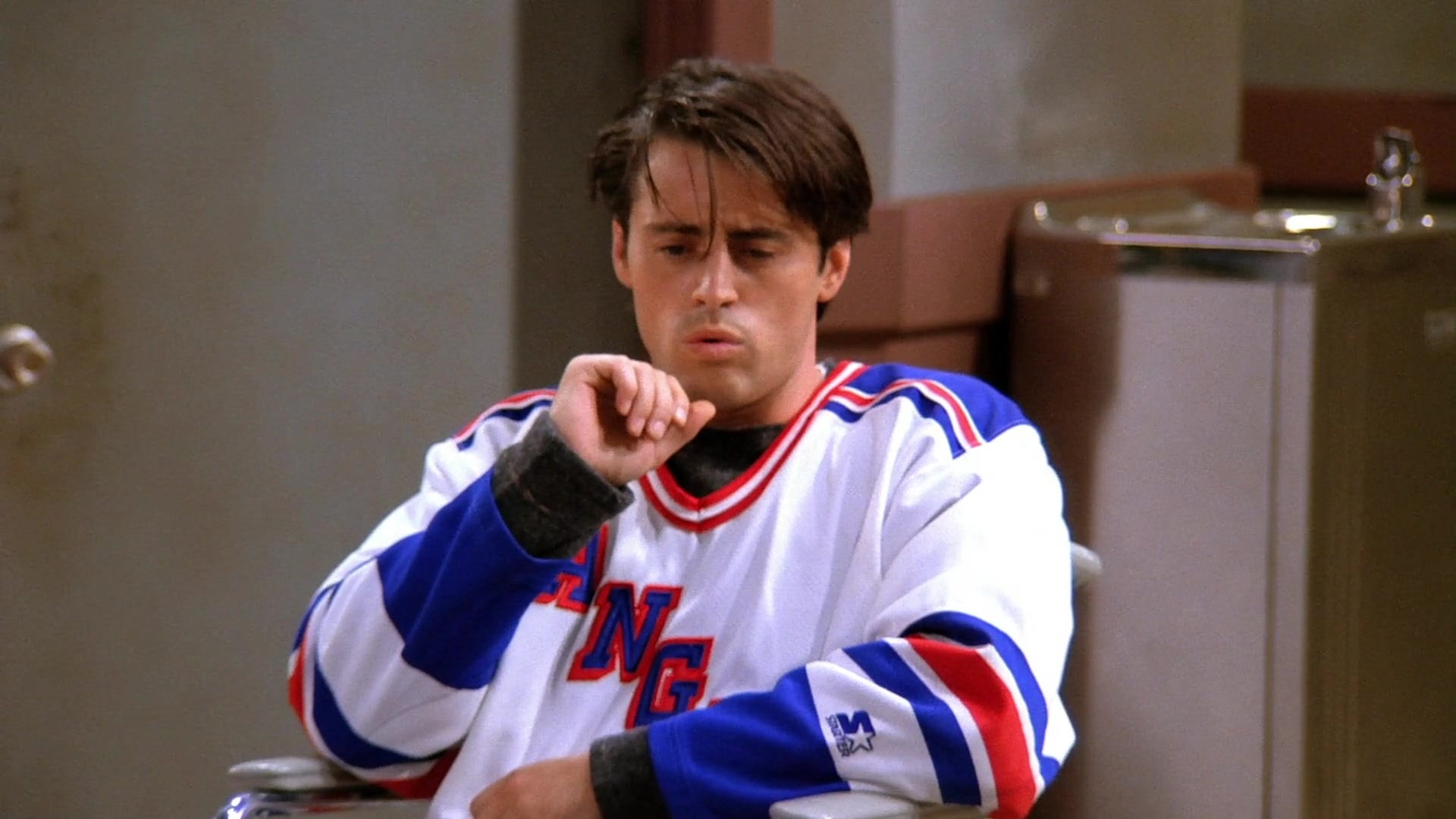 Starter New York Rangers Jersey Worn by Matt LeBlanc (Joey Tribbiani) in Fr...