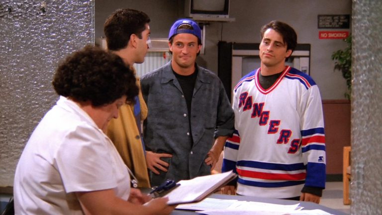 Starter New York Rangers Jersey Worn By Matt LeBlanc (Joey Tribbiani ...