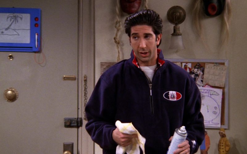 Starter Sweatshirt Worn by David Schwimmer (Ross Geller) in Friends Season 5 Episode 10 (3)