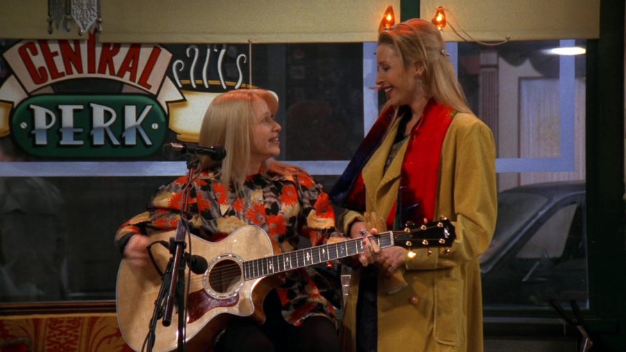 Taylor Guitar Used By Elizabeth Daily In Friends Season 3 Episode 14 ...