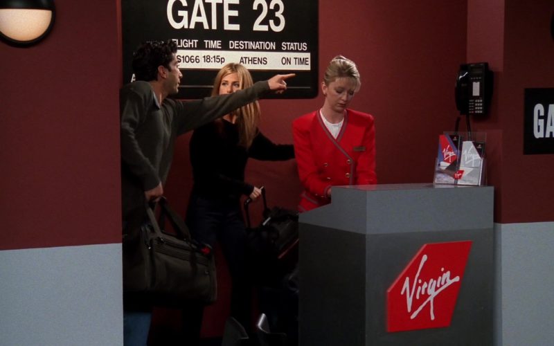 Virgin Atlantic Airlines in Friends Season 5 Episode 1 (3)