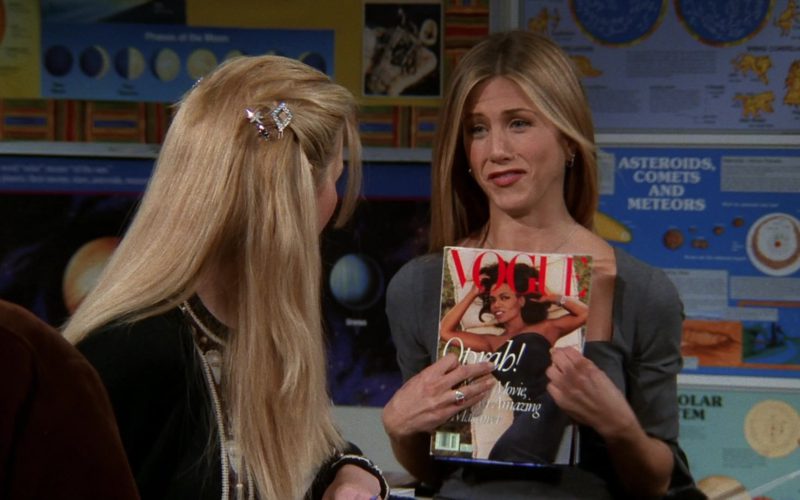 Vogue Magazine Held by Jennifer Aniston (Rachel Green) in Friends Season 5 Episode 9 (1)