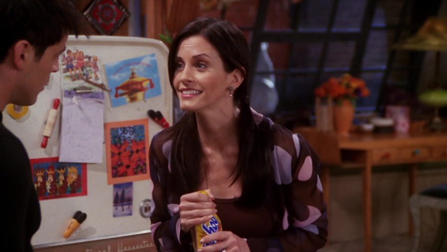 Yoo-hoo Chocolate Drink Held By Courteney Cox (Monica Geller) In ...