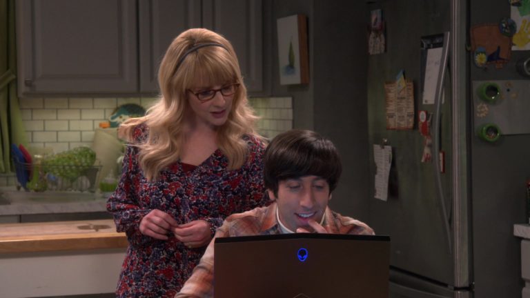 Alienware Notebook Used By Simon Helberg (howard Wolowitz) In The Big 