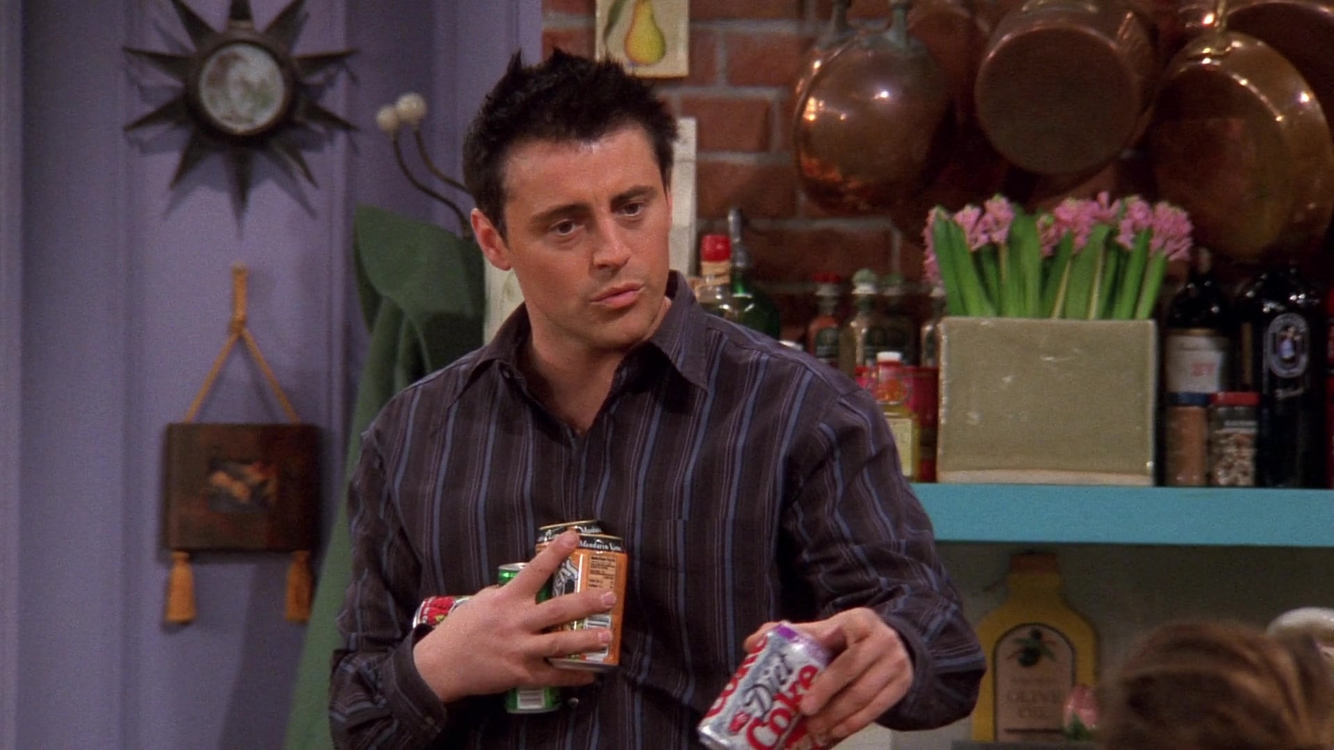 Diet Coke Held by Matt LeBlanc (Joey Tribbiani) in Friends Season 9 Episode...