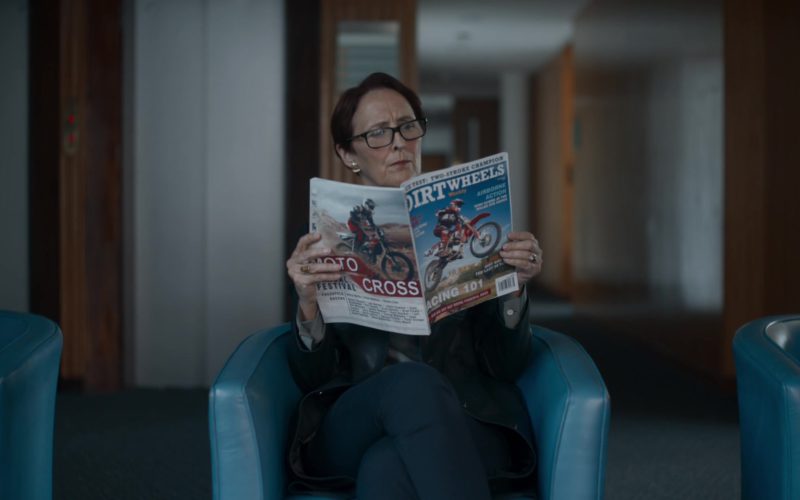 Dirt Wheels Magazine Held by Fiona Shaw in Charmed