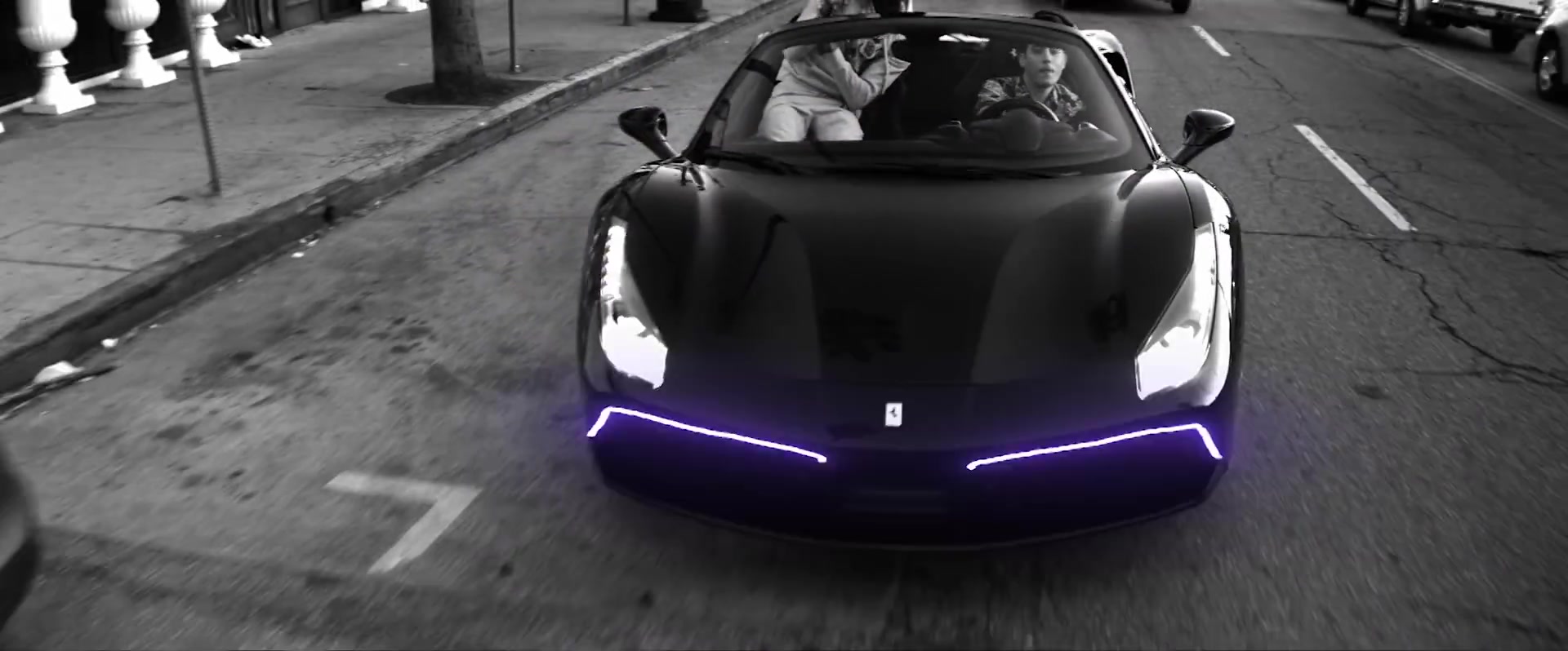 Ferrari Convertible Sports Car Driven by G-Eazy in West Coast (2019) Official Music Video1920 x 798