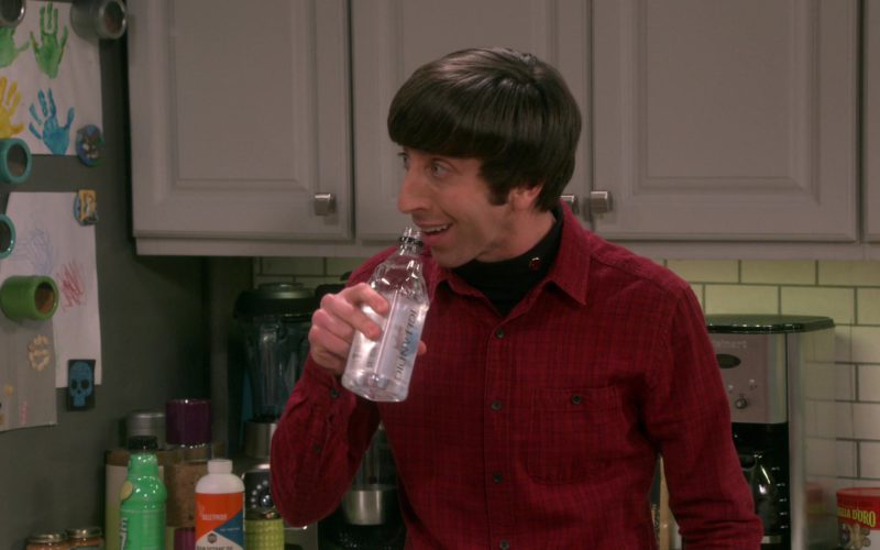 Icelandic Glacial Water Bottle Held by Simon Helberg (Howard Wolowitz) in The Big Bang Theory