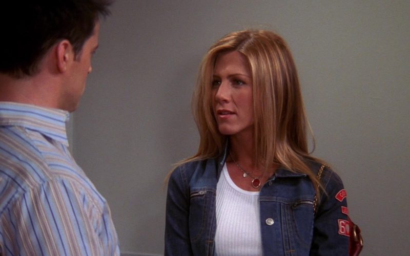 Juicy Couture Denim Jacket Worn by Jennifer Aniston (Rachel Green) in Friends Season 10 Episode 1 (4)