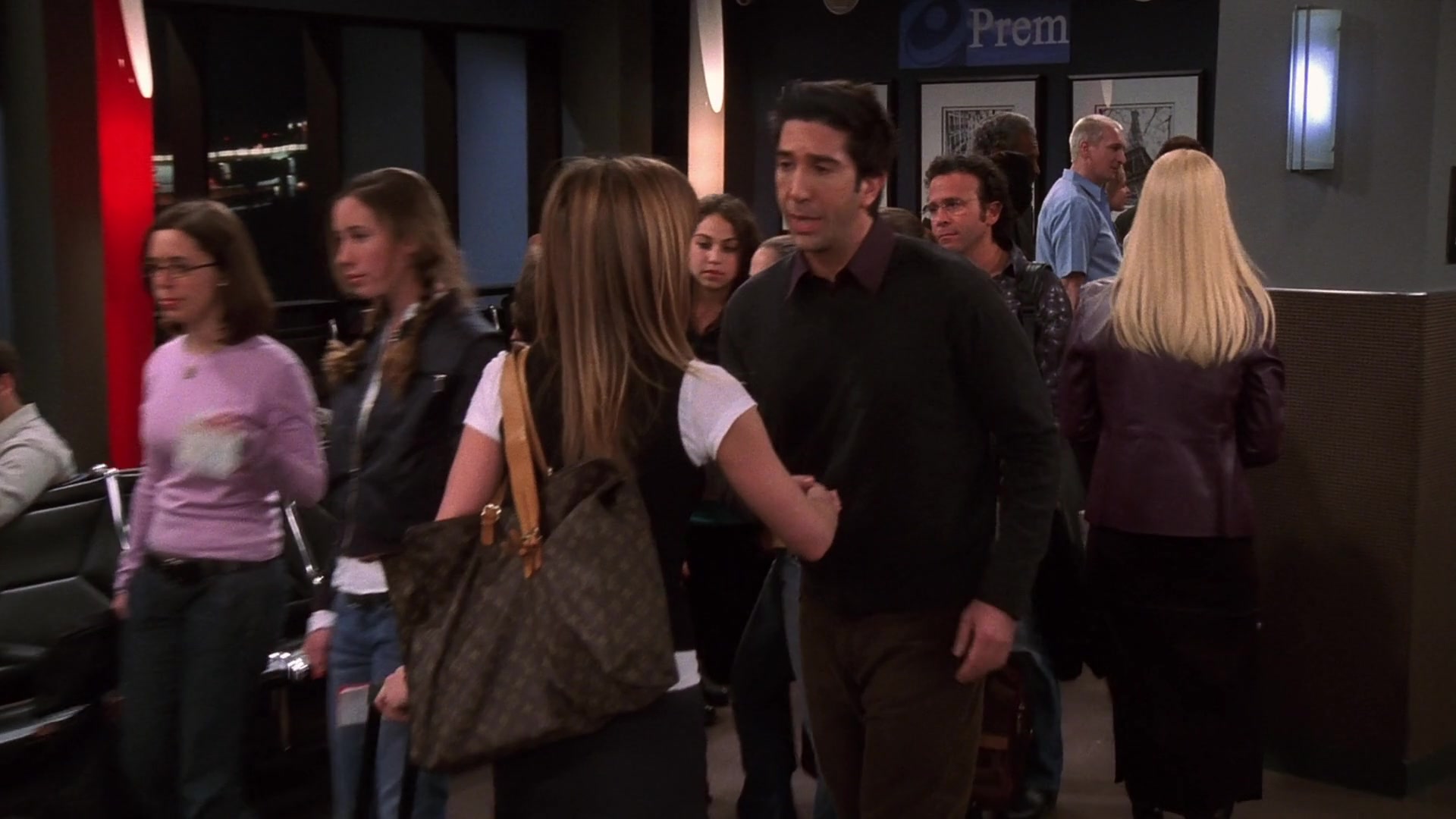 Louis Vuitton Bag Used By Jennifer Aniston (Rachel Green) In Friends Season  10 Episode 16 “The One With Rachel's Going Away Party” (2004)