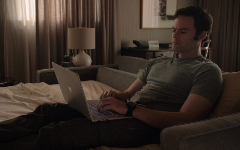 Microsoft Surface Notebook Held by Bill Hader in Barry (1)