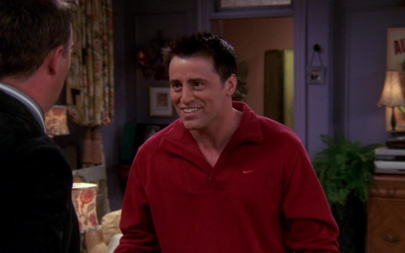 Nike Red Jacket Worn by Matt LeBlanc (Joey Tribbiani) in Friends Season 10 Episode 6 (1)