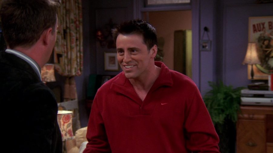 Nike Red Sweatshirt Worn By Matt LeBlanc (Joey Tribbiani) In Friends ...