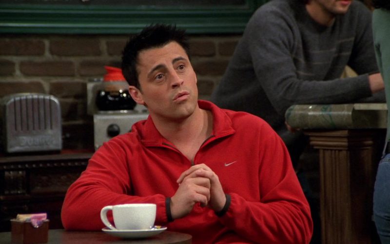 Nike Red Jacket Worn by Matt LeBlanc (Joey Tribbiani) in Friends Season 9 Episode 15 (1)