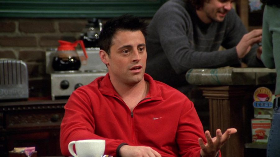 Nike Red Jacket Worn By Matt LeBlanc (Joey Tribbiani) In Friends Season ...