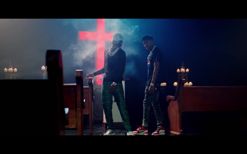 Nike Sneakers Worn by YoungBoy Never Broke Again in ‘For Keeps' ft. Rich The Kid