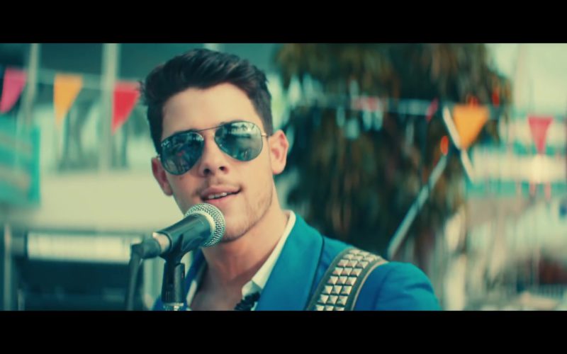 Ray-Ban Aviator Sunglasses Worn by Nick Jonas in “Cool” by Jonas Brothers (5)