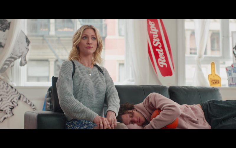 Red Stripe Beer Sign in Someone Great (2019)
