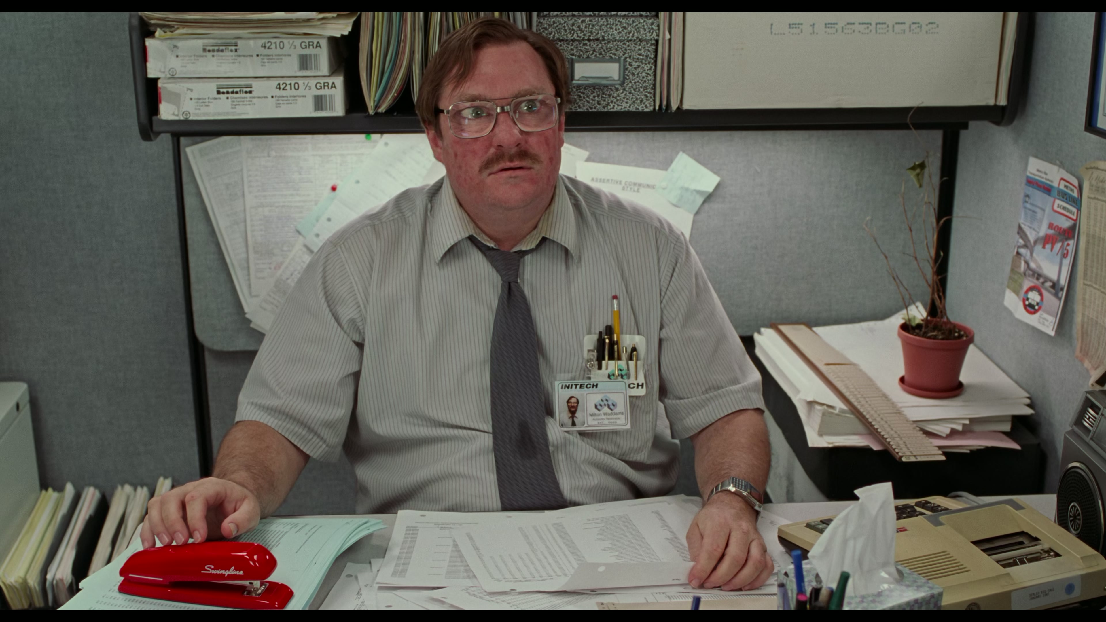 Swingline Stapler (Red) Used By Stephen Root In Office ...