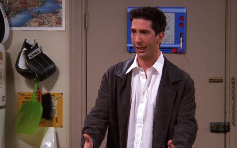 TKO Gloves in Friends Season 8 Episode 5 “The One with Rachel’s Date”