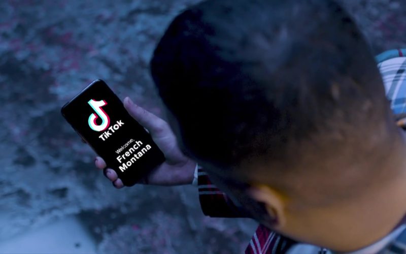 TikTok Application Used by French Montana in Slide (2)