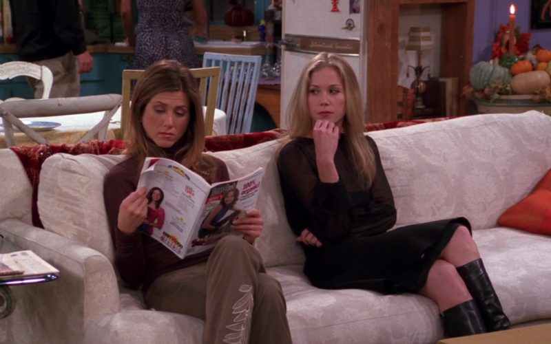 Time Out New York Magazine Held by Jennifer Aniston (Rachel Green) in Friends Season 9 Episode 8 “The One With Rachel’s Other Sister” (2002)
