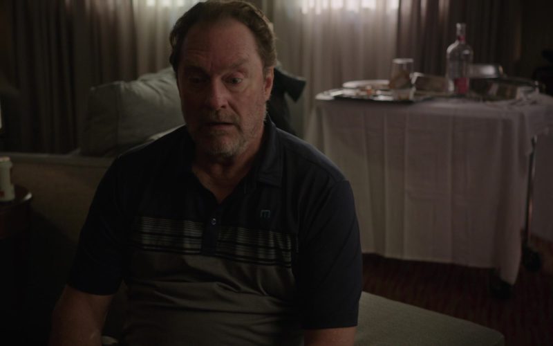 Travis Mathew M Logo Polo Shirt Worn by Stephen Root in Barry (1)