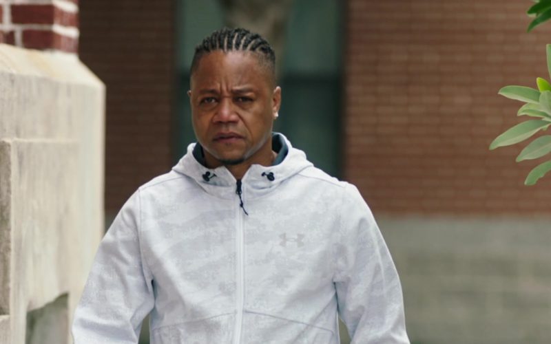 Under Armour White Hooded Jacket Worn by Cuba Gooding Jr. in Bayou Caviar (5)