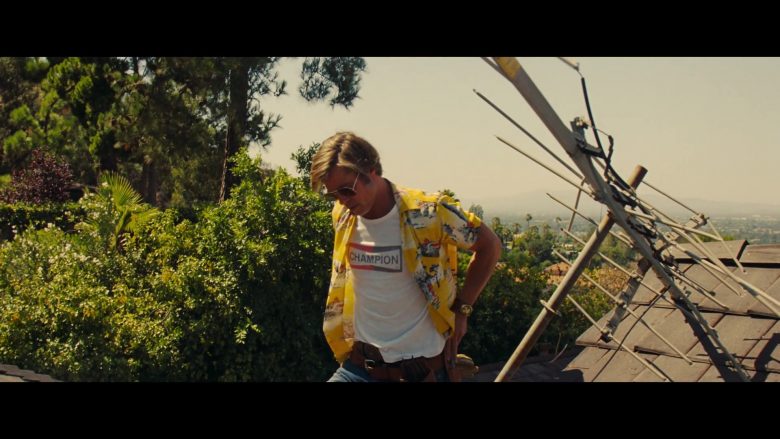 Champion Auto Parts T-Shirt Worn by Brad Pitt in Once Upon a Time in Hollywood (1)