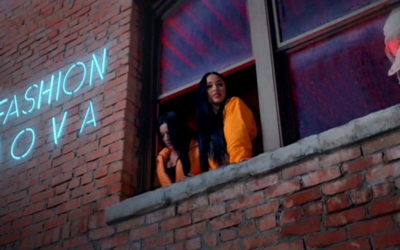 Fashion Nova Online Store Neon Sign in "Wish Wish" by DJ Khaled ft. Cardi B, 21 Savage (2019)