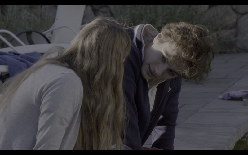 Fred Perry Jacket Worn by Alex Fitzalan in The Society (1)
