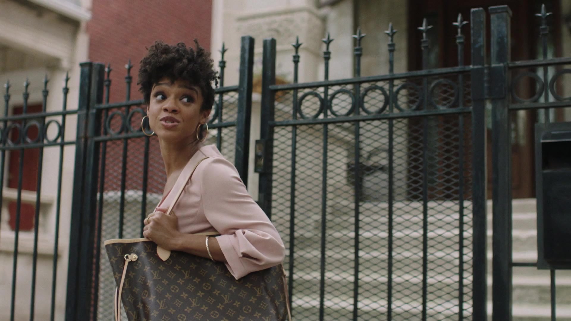 Louis Vuitton Handbag Used by Tiffany Boone in The Chi – Season 2, Episode 6, A Leg Up (2019)