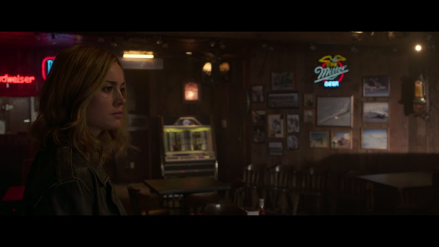 Miller Beer Signs in Captain Marvel (2019) Movie