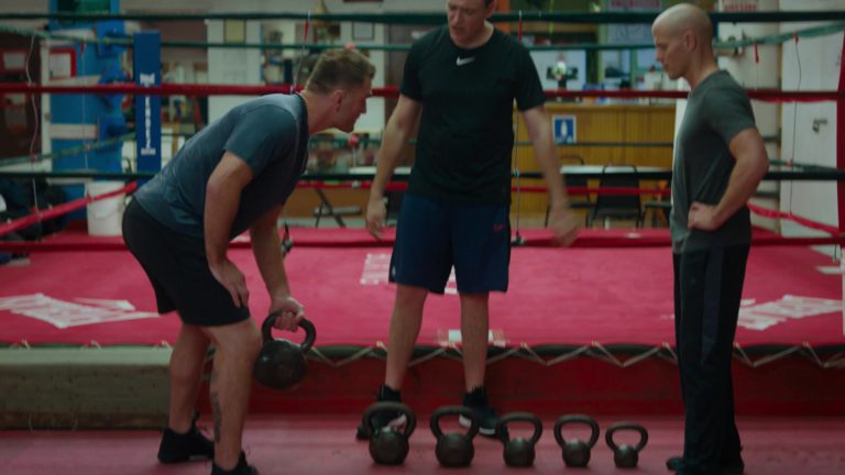 Nike T-Shirt And Shorts Worn By Dan Soder (Mafee) In Billions - Season 4, Episode 8, Fight Night