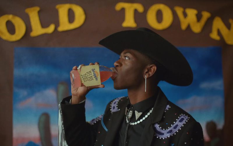 Snapple Juice in “Old Town Road” by Lil Nas X ft. Billy Ray Cyrus (2)
