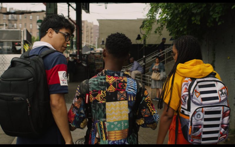 Sprayground Mars Solar Trooper Backpack Worn by Eden Duncan-Smith in See You Yesterday (2019)