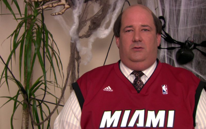 Adidas x Miami Heat NBA Jersey Worn by Brian Baumgartner (Kevin Malone) in The Office (7)