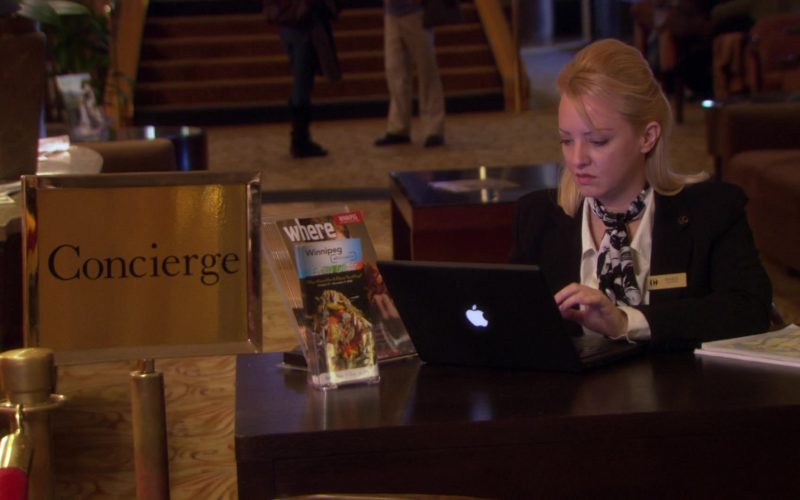 Apple Black Laptop in The Office