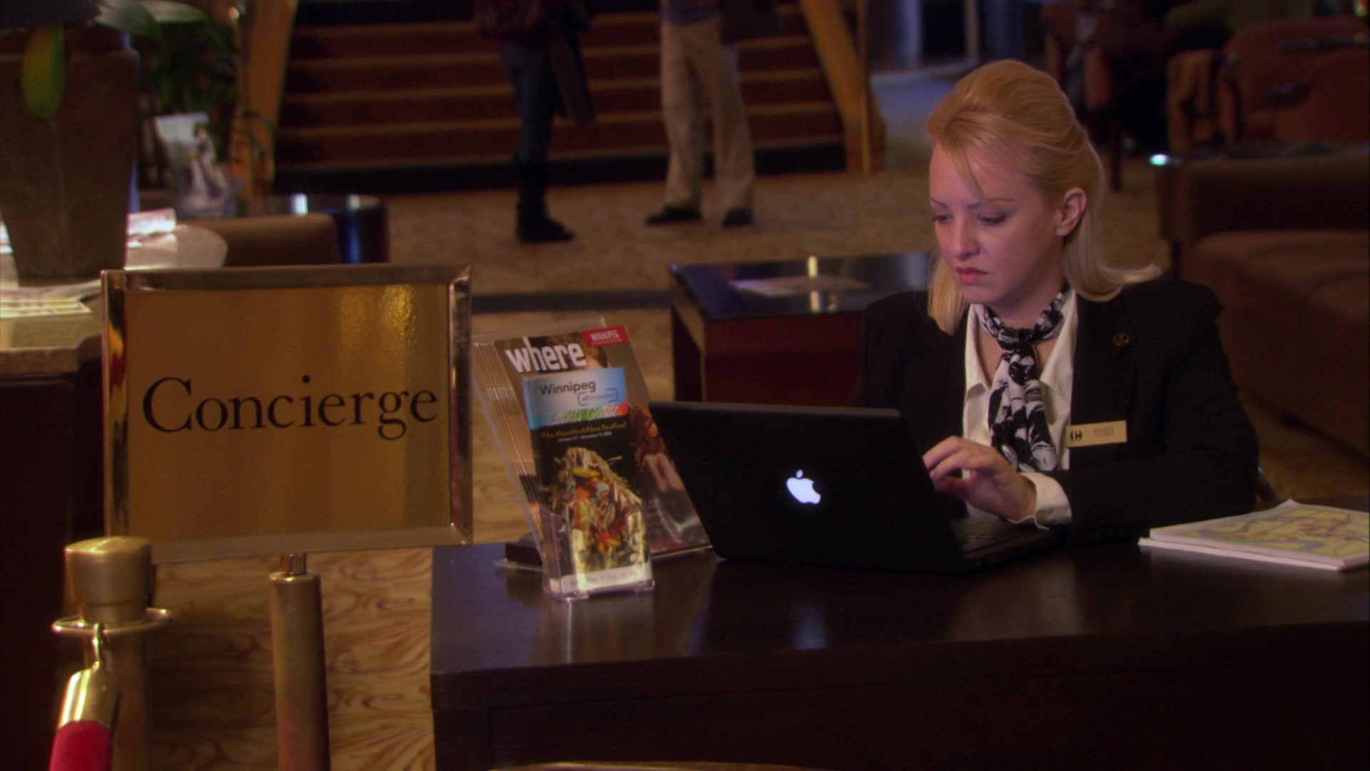 Apple Black Laptop In The Office – Season 5, Episode 8, 
