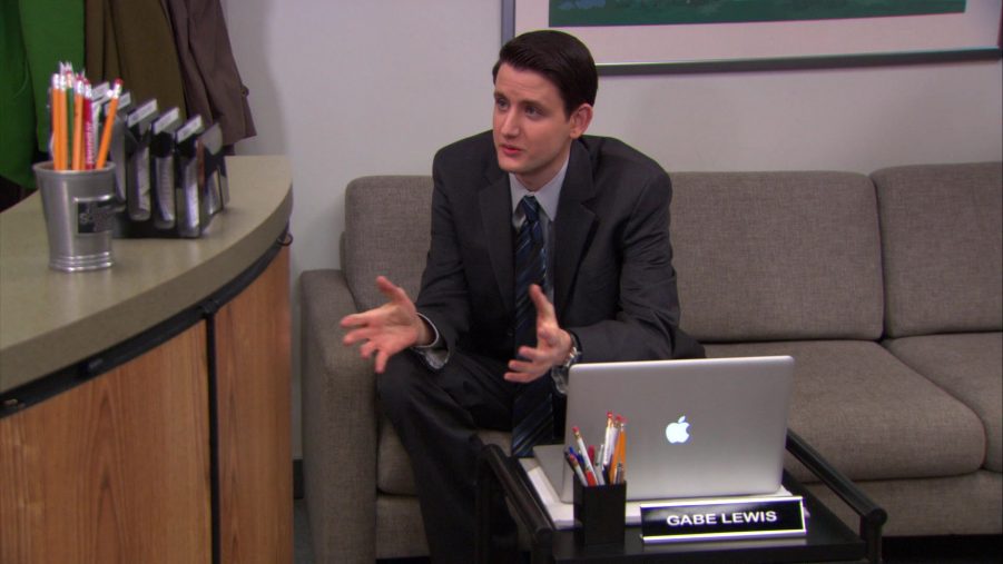 Apple MacBook Pro Laptop Used By Zach Woods (Gabe Lewis) In The Office ...